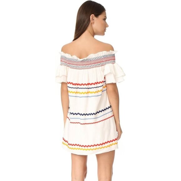 Red Carter Women's Marilyn Dress Ivory Multi Medium - Picture 2 of 7